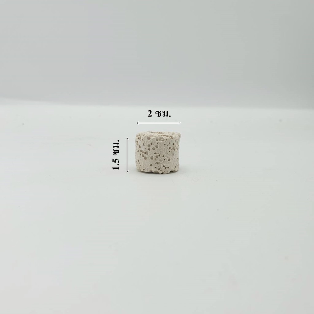 เซรามิคริงค์ สีขาว หินสีขาวแบบพรุน พร้อมถุงตาข่าย อุปกรณ์ตู้ปลา ทำให้น้ำมีคุณภาพน้ำดีขึ้น น้ำใสขึ้น อายุการใช้งานนานขึ้น - รูปที่ 4