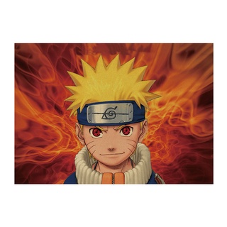 กระดาษคราฟท์โปสเตอร์รูปภาพ Naruto-27 / Retro ขนาด 51X36 ซม.