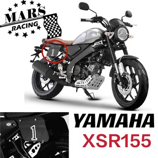 อุปกรณ์เสริมรถจักรยานยนต์ racer cafe plat body samping ด้าน no. PLACA พร้อมเลข PRETO ถึง YAMAHA XSR155 XSR 155 xsr155 2019 2020 2021