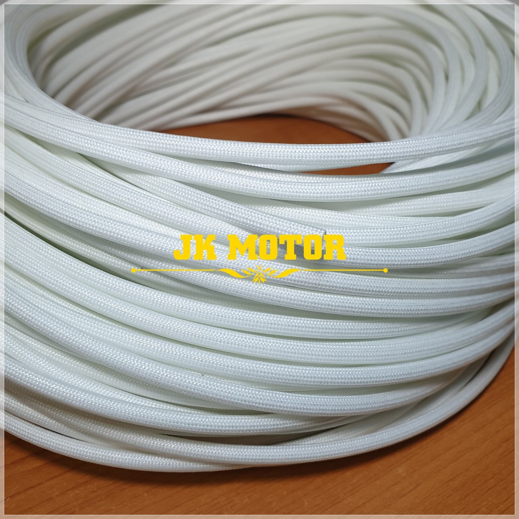 ปลอกสายใยแก้วเคลือบซิลิโคน 1 มิล ม้วน 200 ม. ปลอกทนความร้อน ท่อทนความร้อน ปลอกหุ้มสายไฟ ปลอกหุ้มทองแดง Fiberglass - รูปที่ 4