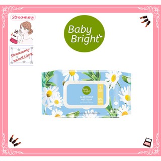 Baby Bright Aloe Moist Wet Tissue 100 Sheets เบบี้ไบร์ท อโลเวร่า มอยส์ เว็ท ทิชชูเปียก 100แผ่น