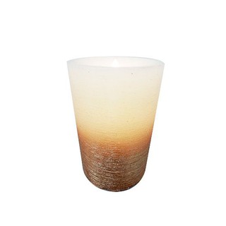 KASSA HOME เทียน LED Paraffin Candle Ligh Stripes รุ่น n23947-10052 ขนาด M สีทองแดง เทียนหอม เกรดพรีเมียม