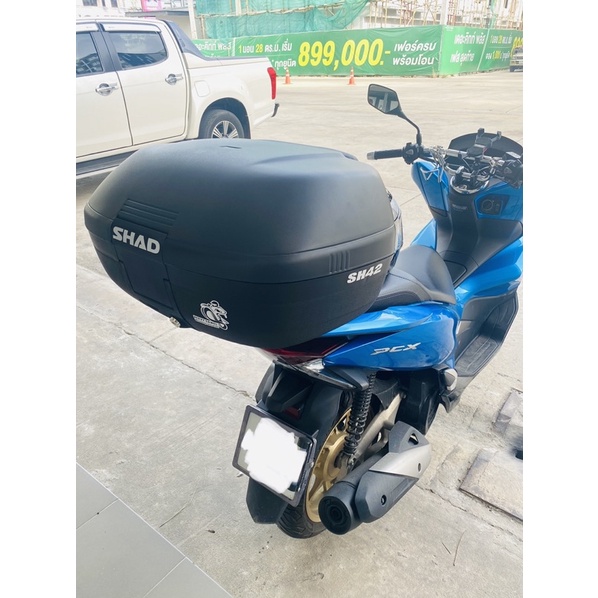 กล่องท้าย SHAD SH42 ขนาด 42 ลิตร เก็บหมวกกันน๊อคได้ 2 ใบ ขึ้นอยู่กับรูปทรงหมวกกันน๊อค - รูปที่ 6