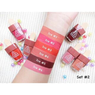 3CE  เซตลิปไอติม 6 สี โทนสีนู๊ด