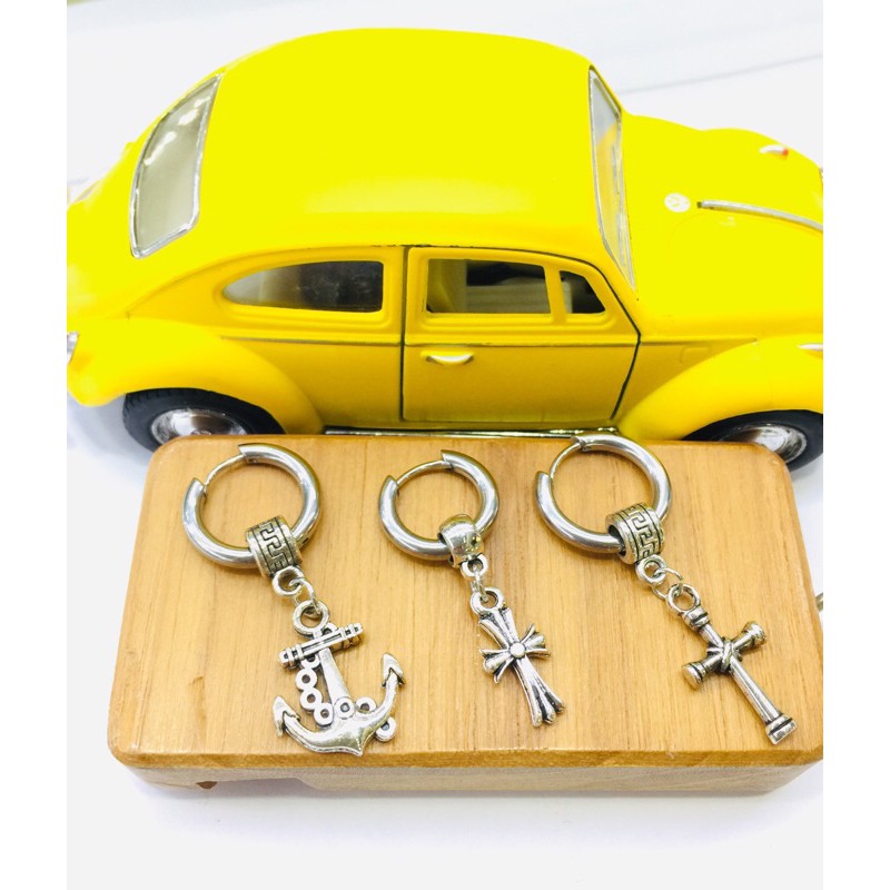 ต่างหูห่วงสแตนเลส 316L แบบห้อย