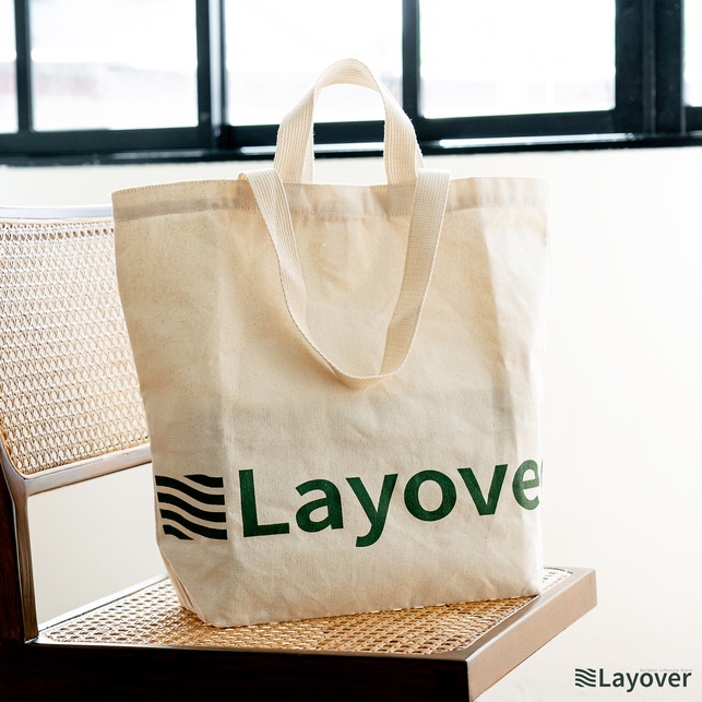 กระเป๋าสตางค์แฟชั้นผู้หญิง anello แท้ Layover Canvas Tote Bag