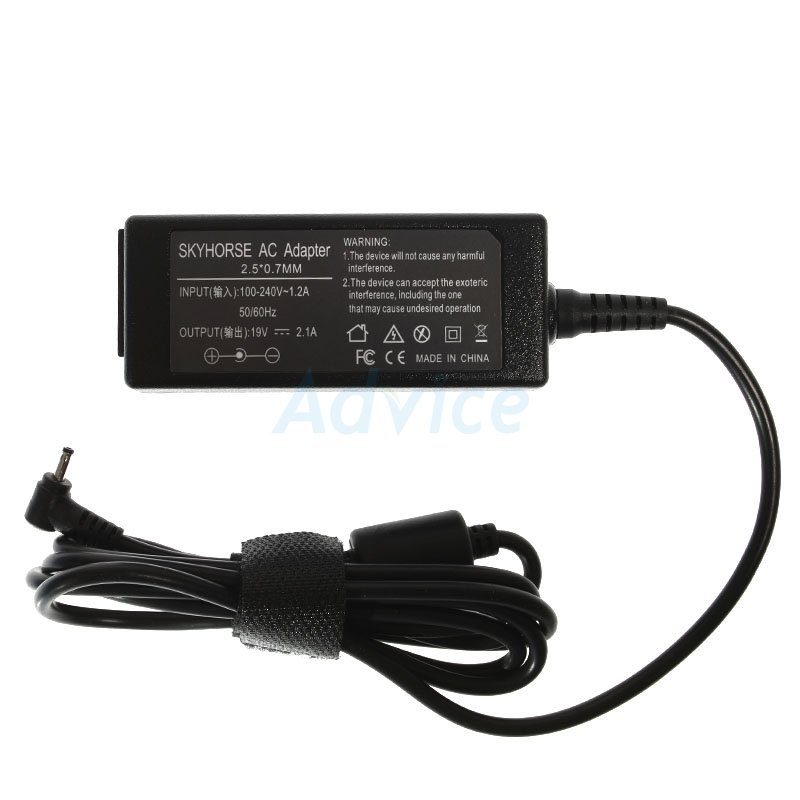 Adapter NB ASUS (K 2.5*0.7mm) 40W (19V 2.1A) "SKYHORSE"
