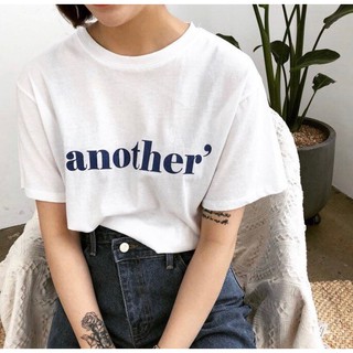 "another" เสื้อยืดสกรีน สวมใส่สบาย