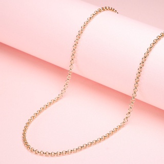 Grace Fine Jewelry สร้อยคอทอง 9K ลายโซ่กลมใหญ่