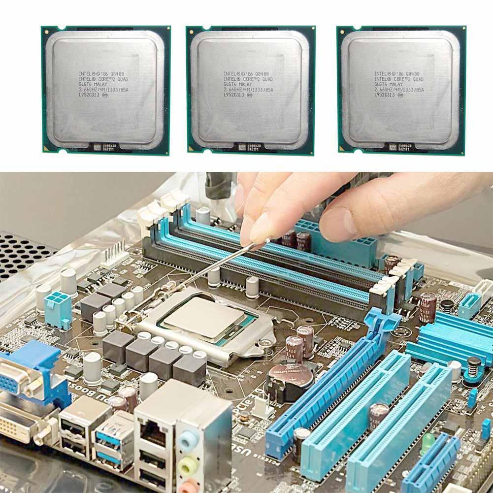 1pc Core 2 Quad Q8400 Quad-Core CPU 2.66 GHz 1333 MHz C7C7 LGA 775 L7N8 #7