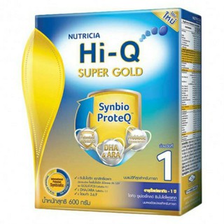 Hi-Qนมผงไฮคิวซุปเปอร์โกลด์ซินไบโอโพรเทกสูตร1(แรกเกิดถึง1ปี)600กรัม