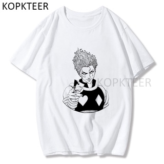 ขายดี!เสื้อยืดแขนสั้น พิมพ์ลาย Hisoka HUNTER HUNTER สไตล์ฮาราจูกุ สตรีท สําหรับผู้ชายS-5XL