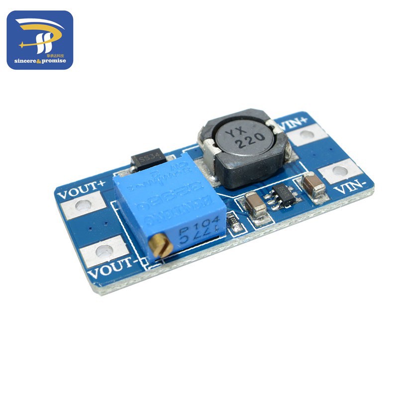 Mt3608 วงจรบูสเตอร์กระแสไฟ DC-DC 2A Max DC-DC