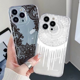 เคสโทรศัพท์มือถือ TPU ใส กันกระแทก ลายดอกไม้ สไตล์วินเทจ สําหรับ Samsung Galaxy A33 A53 A73 5G A32 A52 A72 A31 A51 A71 A23