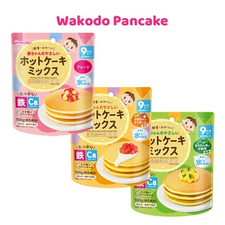 Wakodo Baby Food Pancake Mix For Baby แป้งทำแพนเค้ก สำเร็จรูป 9เดือน​ขึ้นไป แพนเค้ก สำหรับเด็ก จาก ญี่ปุ่น pancake