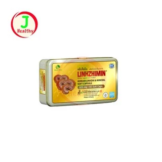 Linhzhimin หลินจือมิน เห็ดหลินจือแดงสกัด (1 กล่อง 60 เม็ด)