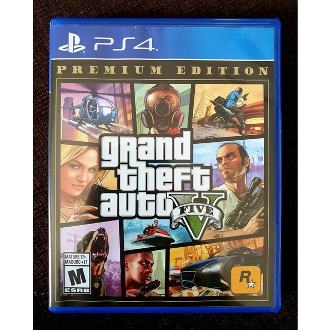GAME : GTA5 GRAND THEFT AUTO V  PREMIUM EDITION (PS4)