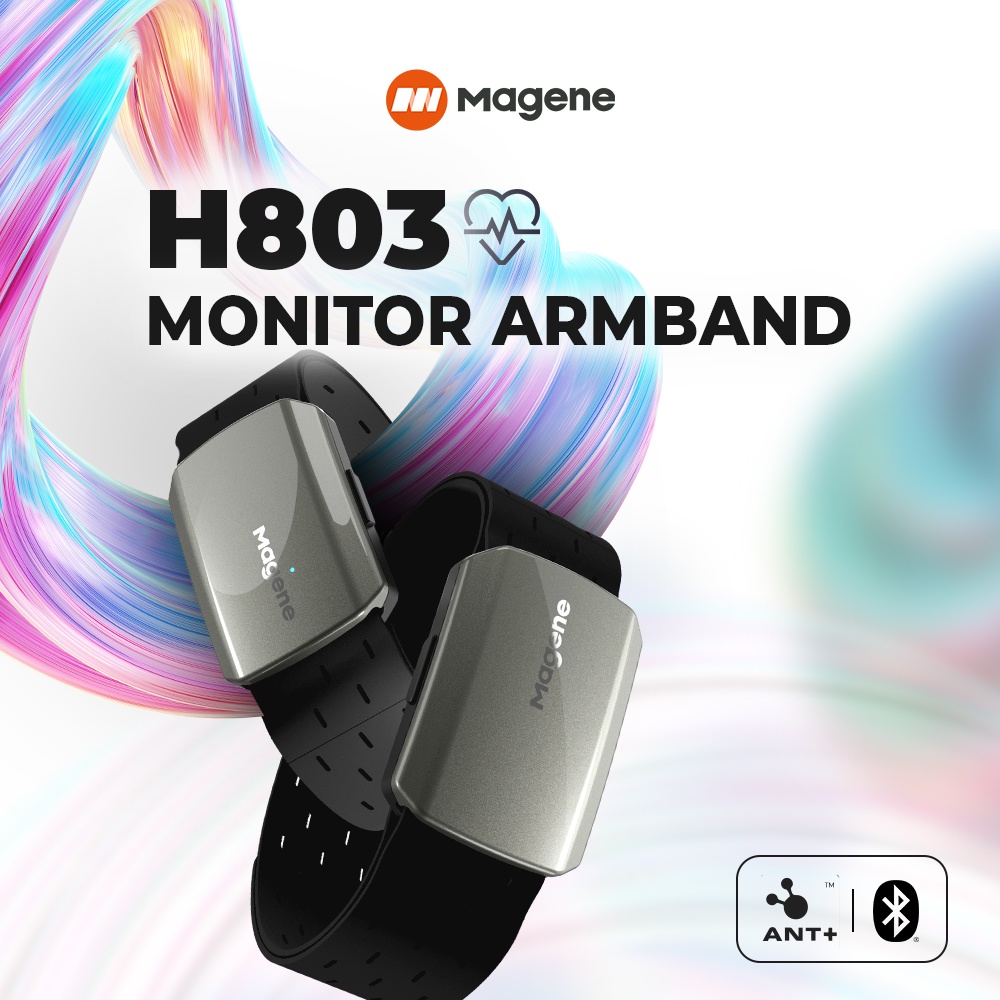 Magene H803 Heart Rate Monitor Armband Dual Mode บลูทูธ ANT + สายรัดข้อมือแขน Tracker ฟิตเนส Heart R