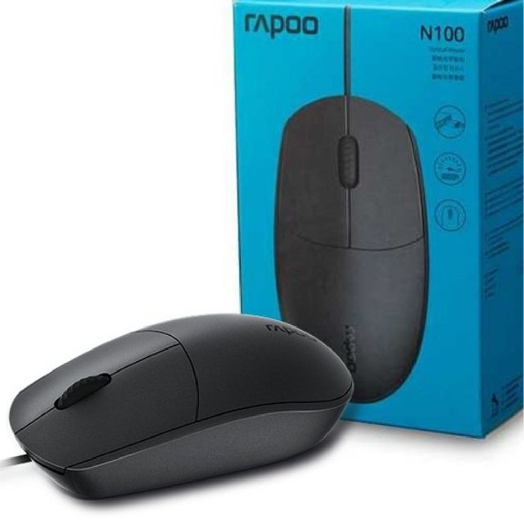 Rapoo รุ่น N100 USB Wired Optical Mouse