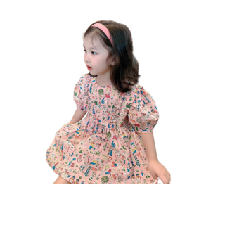 โปรโมชั่น : nana2120087เดรสสำหรับเด็กผูหญิง ผ้าดี แบบน่ารักค่ะ