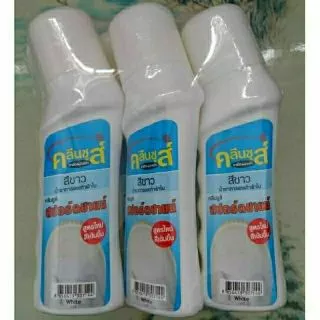 kiwi กีวี พร้อมส่ง KLEEN SHOES คลีนชูส์ สปอร์ตชายน์ น้ำยาทาผ้าใบสีขาว