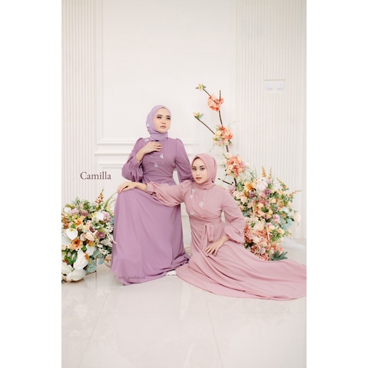 CAMILLA DRESS / PREMIUM CERUTY DRESS / WEDDING DRESS / MUSLIM PARTY PRACTICAL