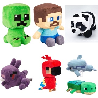 ของเล่นตุ๊กตาการ์ตูน Minecraft ซอมบี้ สไปเดอร์แมน สเก็ตเทล่อน กระต่าย สตีฟ สไปเดอร์แมน 15-28 ซม. สําหรับเด็ก ปาร์ตี้วันเกิด