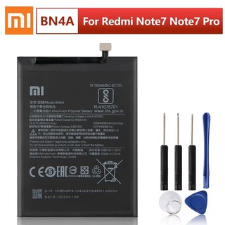 Xiaomiแบตเตอรี่ทดแทนสำหรับXiaomi Redmi Note7 หมายเหตุ 7 Pro M1901F7C M1901F7G M1901F7S BN4A 4000MAhแบตเตอรี่โทรศัพท์