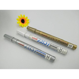 UNI PAINT ปากกาเพ้นท์มาร์คเกอร์ UNI PX-21 (มีสีทอง/เทา/ขาว)