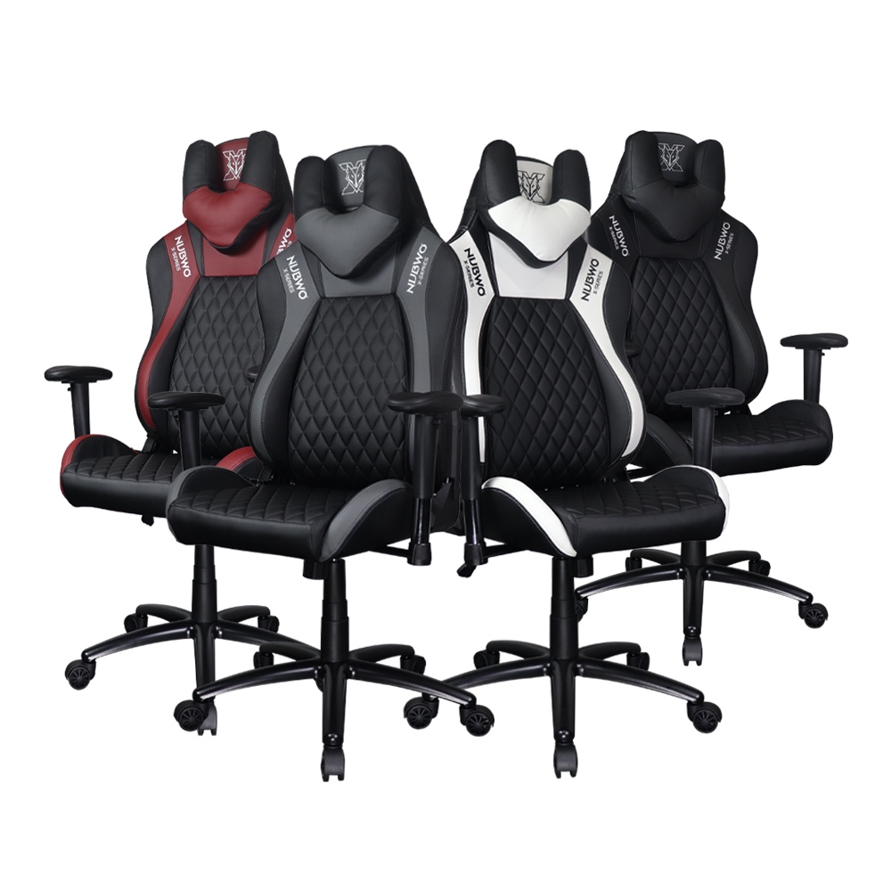 NUBWO X111 เก้าอี้เกมมิ่ง Gaming Chair (Red,White,Gray,Black)
