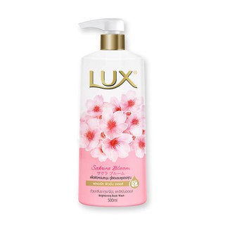 🔥The Best!! ลักส์ ครีมอาบน้ำ กลิ่นซากุระ บลูม ขนาด 500 มล. Lux Shower Cream Sakura Bloom 500 ml