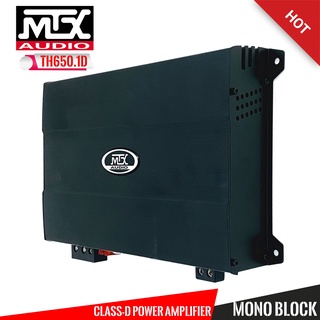 🌺ขายดี🌺 เพาเวอร์แอมป์รถยนต์ MTX รุ่นTH650.1D แอมป์คลาสดีขับลำโพงSUBWOOFER กำลังขับ 1300w การโหลดที่ต่ำถึง 1โอห์ม