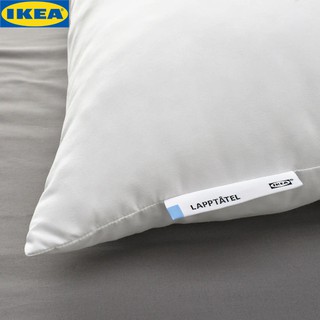 IKEA LAPPTÅTEL ลัปป์ทัวเทล หมอนสูงและหมอนต่ำ ขนาด 50x80 ซม.หมอนผ้าไมโครไฟเบอร์ ซักได้แห้งเร็ว