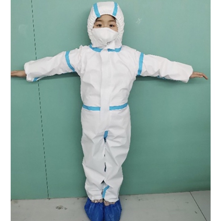 พร้อมส่งชุด PPE ชุดเด็ก ชุดหมี ชุดป้องกันฝุ่น ป้องกันสารเคมี