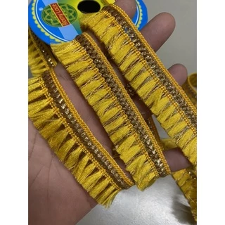 ยาว 5 เมตร ระบายเทปพู่ เทปทองตกแต่ง