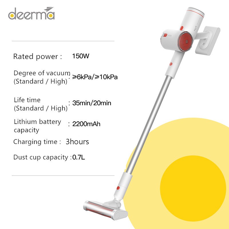 ♣【รุ่นล่าสุด]Deerma VC25 Handheld Wireless Vacuum Cleaner เครื่องดูดฝุ่นไร้สาย