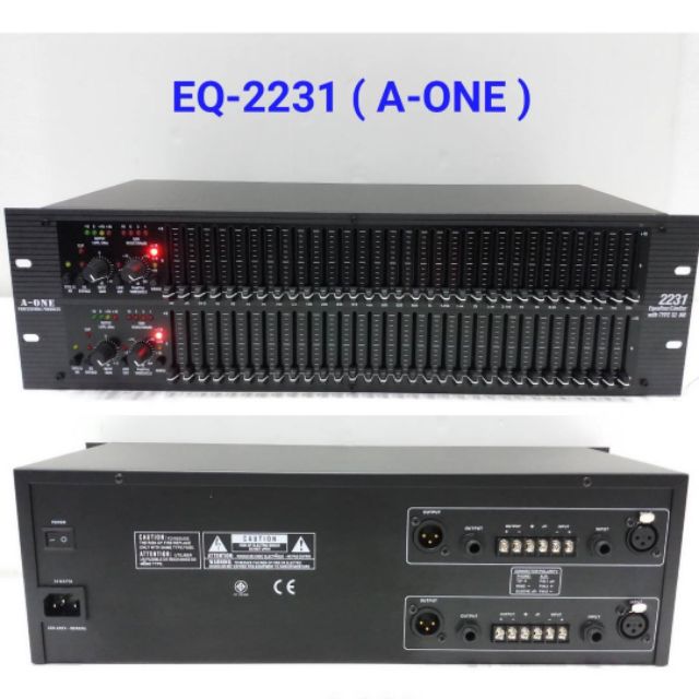 A-ONE EQ Eqlizer 2231 อีคิวซาด์เบส 2231 อีคิวอีควอไลเซอร์ 31ช่อง