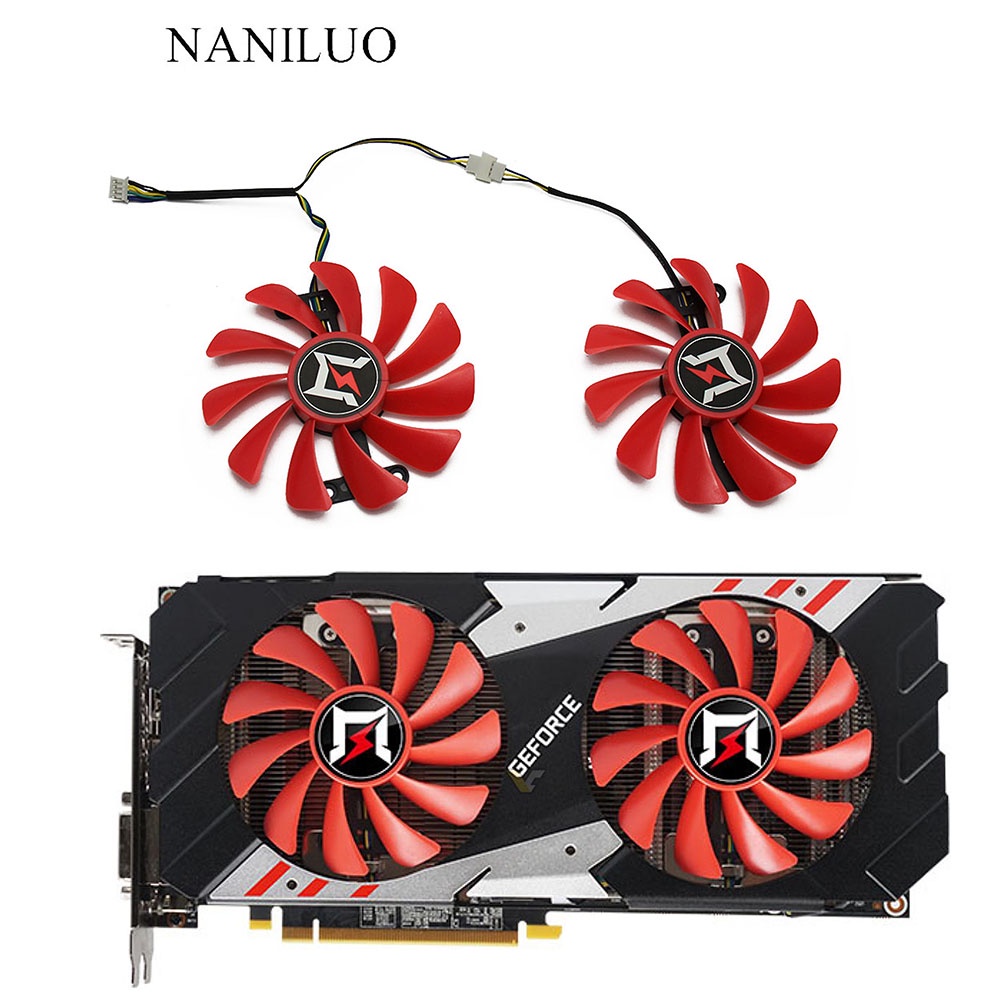 2 ชิ้น/ล็อตสําหรับ Gainward GeForce GTX 1070/1070ti hed edition GPU Cooler Palit GTX 1080 GTX1070 OC