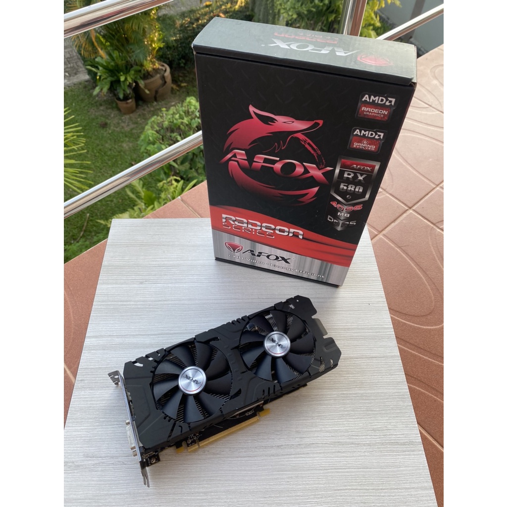 การ์ดจอ AFOX RX580 4GB GDDR5 ครบกล่อง