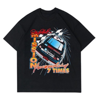 เสื้อยืด พิมพ์ลาย Nascar RUMBLE DALE EARNHARDT MISSION 7 TIMES VINTAGE สําหรับผู้ชาย | เสื้อยืด ลาย RACING CAR