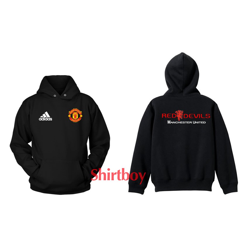 เสื้อฮู้ด Man U แมนเชสเตอร์ ยูไนเต็ด Manchester United แมนยู แบบซิปสวม สกรีนแบบเฟล็ก PU สวยสดไม่แตกไม่ลอก ส่งด่วนทั่วไทย