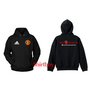 เสื้อฮู้ด Man U แมนเชสเตอร์ ยูไนเต็ด Manchester United แมนยู แบบซิปสวม สกรีนแบบเฟล็ก PU สวยสดไม่แตกไม่ลอก ส่งด่วนทั่วไทย