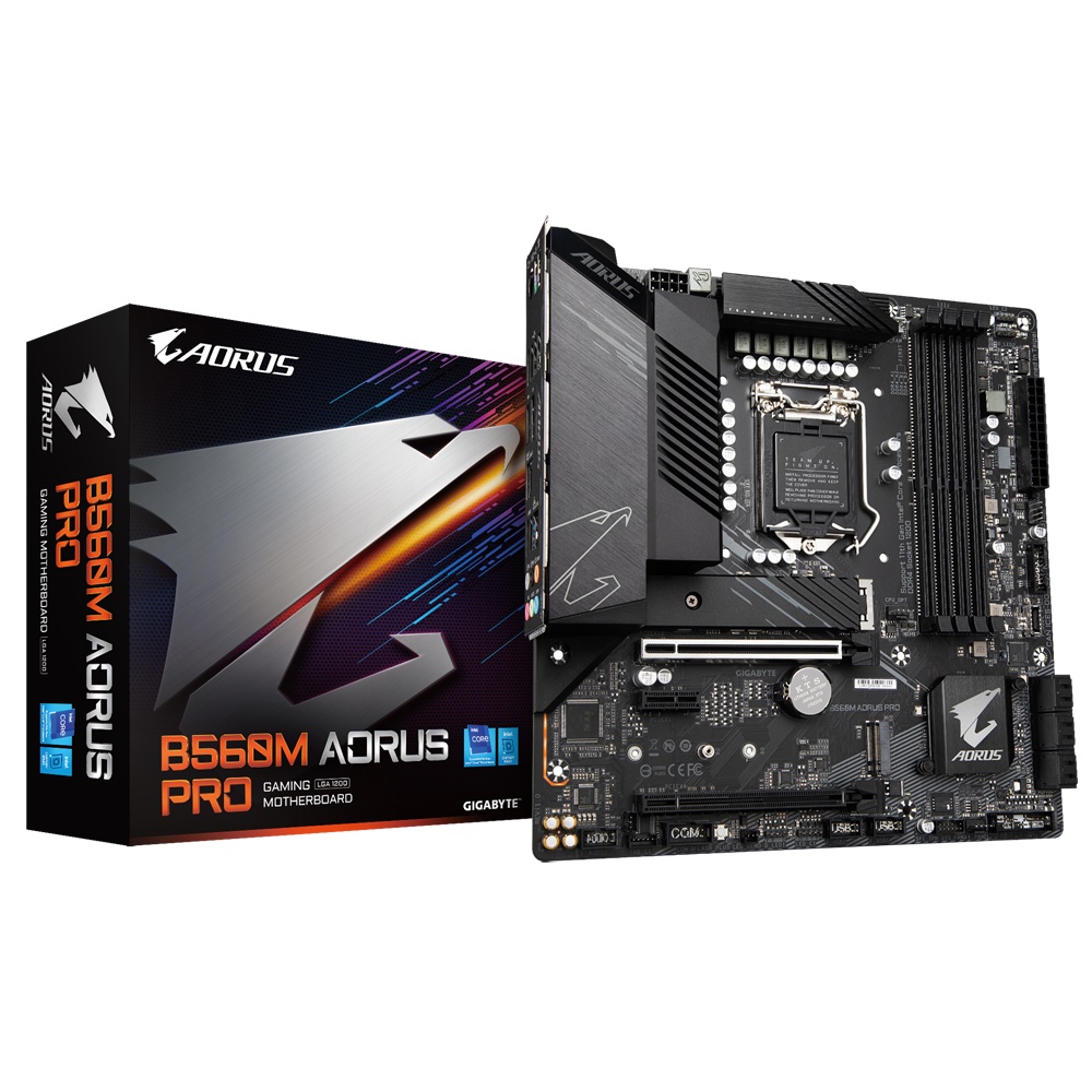 MAINBOARD (1200) GIGABYTE B560M AORUS PRO ประกันศูนย์ 3 ปี
