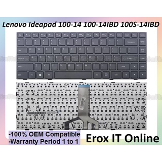 คีย์บอร์ด สําหรับ Lenovo IdeaPad 100-14 100-14IBD 100S-14IBD 100 14IBD 80RK 110-14IBD PK1310D2A00 100-14IBD