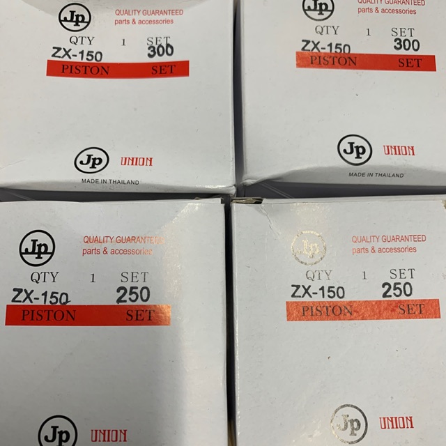 Zx150 RR150 PISTON ชุด 59 มม. STD 59.5 59.-50 59.75 60 มม. 61.5 มม.62 มม.ยี่ห้อ JP