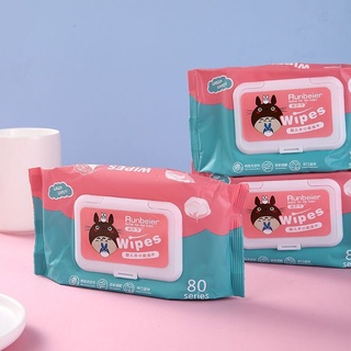 Baby wipes ทิชชู่เปียก ที่อ่อนโยน ไม่มีสารเคมีที่ก่อให้เกิดการแพ้และระคายเคืองต่อคุณลูก 👶🏻👩🏻