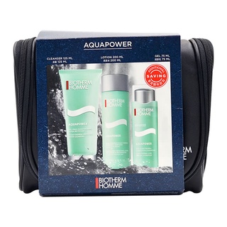 Biotherm Men Homme Aquapower Set 3pcs #Cleanser 125ml#Lotion 200ml#Hydrate and Refresh gel 75ml exp2024