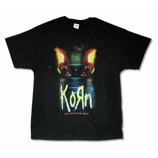 เสื้อยืดวินเทจเสื้อยืด พิมพ์ลาย Korn Power Paradigm Shift Tour 2014 TX-MA สีดํา สไตล์คลาสสิก สําหรับผู้ชาย 219278S-4XL