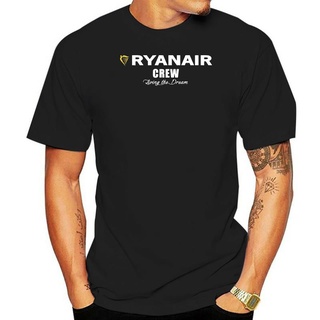 เสื้อยืดพิมพ์ลายแฟชั่น เสื้อยืดแขนสั้น พิมพ์ลาย RYANAIR CREW แฟชั่นฤดูร้อน