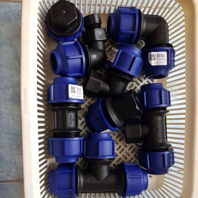 ข้อต่อพีอีสวมอัด UHM 25มม.